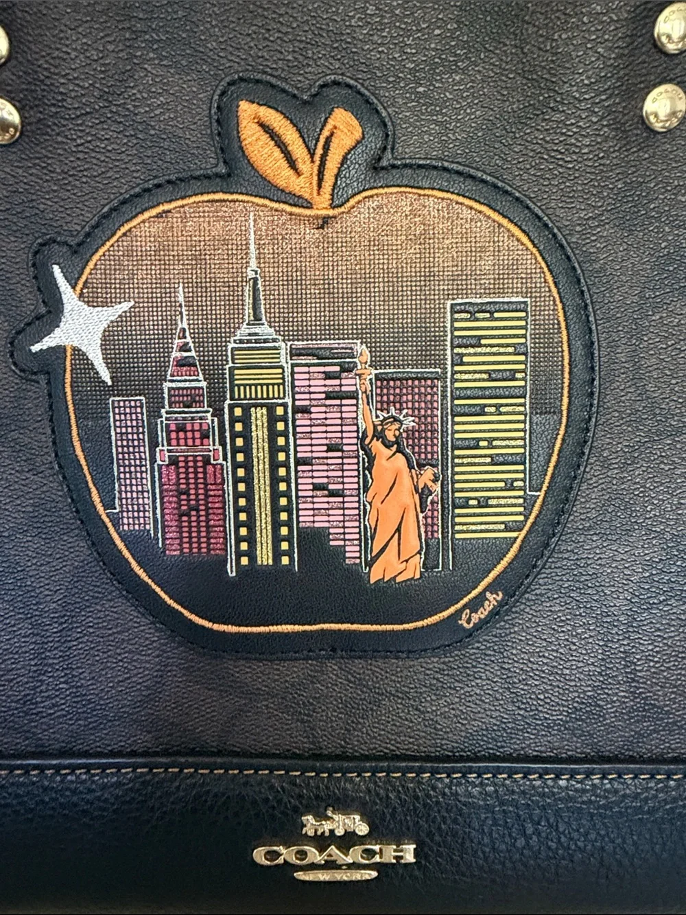 Coach Dempsey Carryall Bag in Signature Canvas with Skyline